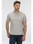 Koszulki męskie - Replay Koszulka w kolorze jasnoszarym - miniaturka - grafika 1
