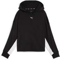 Bluzy sportowe damskie - Bluza z kapturem Puma Fit Double Knit Hoodie, Kobiety - miniaturka - grafika 1