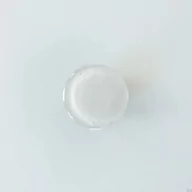 Klamki - Gałka meblowa okrągła Szklana Biała - miniaturka - grafika 1