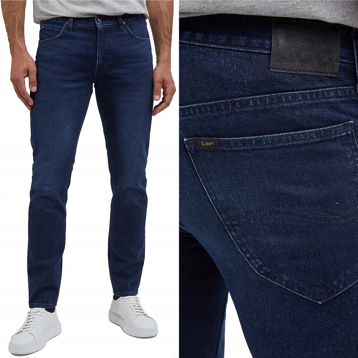 Lee DAREN REGULAR Nocturne PROSTE GRANATOWY DżINS W33 L30