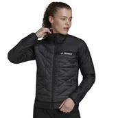 Kurtki damskie - Kurtka damska Adidas Terrex przejściowa sportowa czarna-S - miniaturka - grafika 1