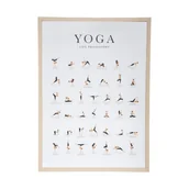 Plakaty - Plakat w ramie YOGA, 52 x 72 cm - miniaturka - grafika 1