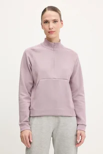 Helly Hansen bluza outdoorowa TECH SWEAT damska kolor różowy gładka 34501 - Bluzy damskie - miniaturka - grafika 1