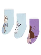 Skarpetki dla dzieci - Frozen Skarpety ACCCS-AW24-234DFR (3-pack) Fioletowy - miniaturka - grafika 1