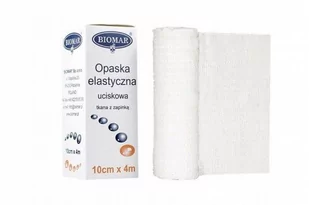 Biomar - Opaska elastyczna (kartonik) 4 m x 10 cm - Apteczki i materiały opatrunkowe - miniaturka - grafika 1