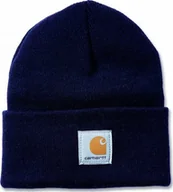 Czapki damskie - Carhartt Czapka Carhartt Acrylic Beanie Navy - miniaturka - grafika 1