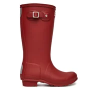 Buty dla dziewczynek - Kalosze Hunter JFT6000RMA Czerwony - miniaturka - grafika 1