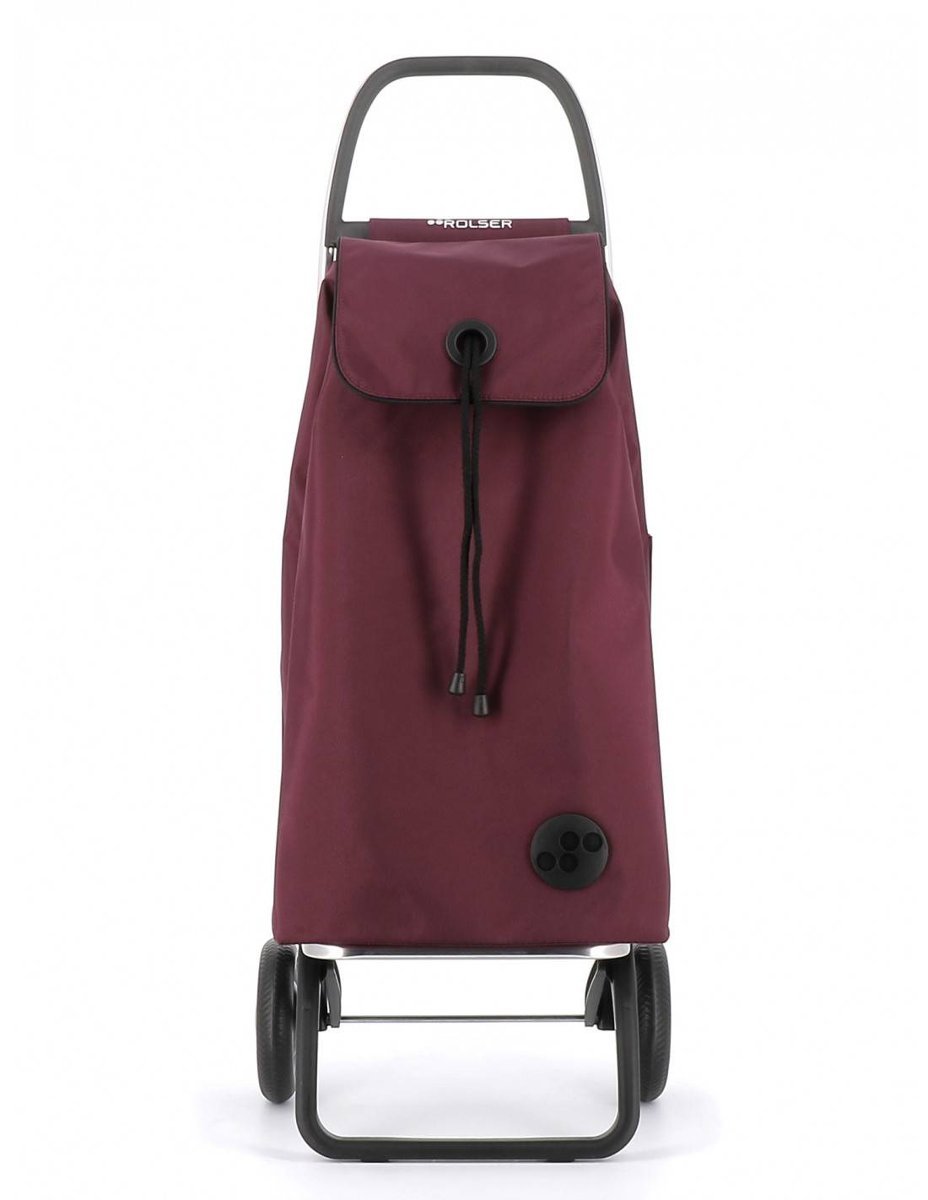 Wózek na zakupy 2 kołowy Rolser I-MAX MF - burdeos