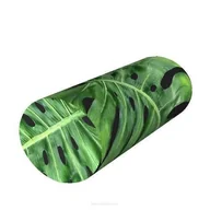 Poduszki dekoracyjne - Intesi Wałek anatomiczny Black Monstera 25x60 - miniaturka - grafika 1