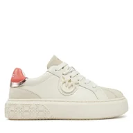 Sneakersy damskie - Sneakersy PINKO Yoko 13 SS0073 P021 Biały - miniaturka - grafika 1