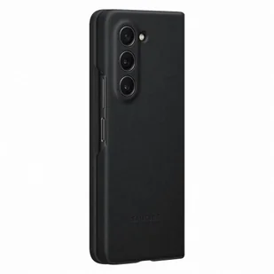 Etui z ekoskóry do Samsung Galaxy Z Fold 5 - czarne - Etui i futerały do telefonów - miniaturka - grafika 3