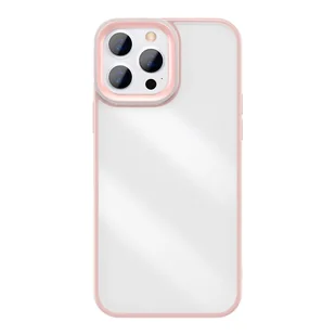 Baseus Crystal Phone Case pancerne etui do iPhone 13 Pro Max z żelową ramką różowy (ARJT001104) hurtel-78666-0 - Etui i futerały do telefonów - miniaturka - grafika 15