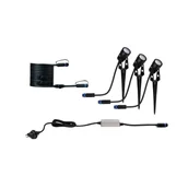 Lampy ogrodowe - Paulmann Plug & Shine LED reflektor z kolcem uziemiającym zestaw 3 sztuk - miniaturka - grafika 1