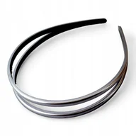 Ozdoby do włosów - Opaska do włosów Francuska Mocna Elastyczna Srebrna - miniaturka - grafika 1