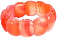 Bransoletki - Agat Różowy Czerwony Piękna Bransoletka Naturalna - miniaturka - grafika 1