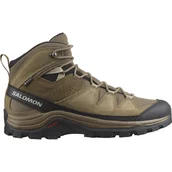 Buty trekkingowe męskie - Męskie Buty SALOMON QUEST ROVE GTX L47181400 – Oliwkowy - miniaturka - grafika 1