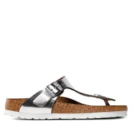 Klapki i japonki damskie - Japonki Birkenstock Gizeh Bs 1003675 Srebrny - miniaturka - grafika 1