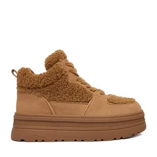 Trzewiki Roxy CEO-WSS21655-01 Brązowy - Botki damskie - miniaturka - grafika 1