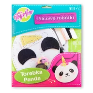 Zabawki kreatywne - Stnux Filcowa torebka na ramię Panda - miniaturka - grafika 1
