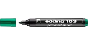 Marker permanentny e-103 EDDING, zielony - Markery permanentne - miniaturka - grafika 1