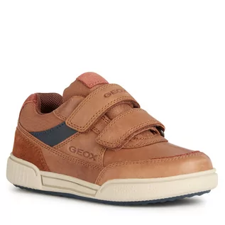 Buty dla chłopców - Sneakersy Geox J Poseido Boy J16BCC 0CLFU C6N4E S Cognac/Blue - grafika 1