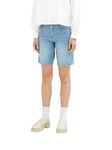 TOM TAILOR Damskie 1036912 bermudy dżinsowe szorty, 10280-Light Stone Wash Denim, 36, 10280 – Light Stone Wash Denim, 36 - Spodenki damskie - miniaturka - grafika 1