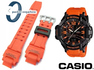 PASEK CASIO G-SHOCK GA-1000 GA-1100 GW-A1000 GW-A1100 ORYGINAŁ POMARAŃCZOWY - Akcesoria do zegarków PASEK CASIO G-SHOCK GA-1000 GA-1100 GW-A1000 GW-A1100 ORYGINAŁ POMARAŃCZOWY - Akcesoria do zegarków - miniaturka - grafika 1