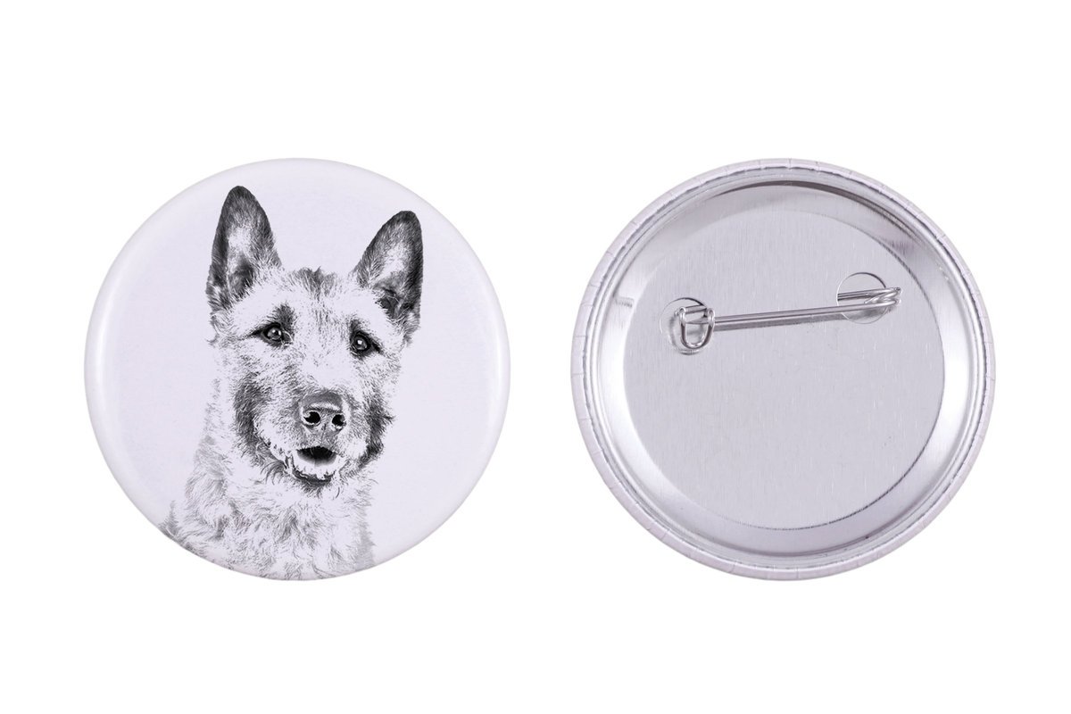 Laekenois Owczarek belgijski - przypinka z twoim psem, dodaj własne foto, marka Art-Dog