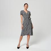 Sukienki - Sinsay - Sukienka midi z wiązaniem - Wielobarwny - miniaturka - grafika 1