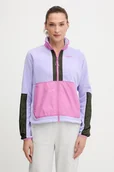 Bluzy damskie - Helly Hansen bluza sportowa Rig kolor fioletowy wzorzysta 54078 - miniaturka - grafika 1