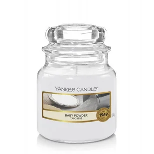 Yankee Candle Baby Powder 104 g Classic mała świeczka zapachowa - Świece - miniaturka - grafika 2