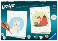 Zabawki kreatywne - CreArt : Zestaw Miś z Liskiem - Ravensburger - miniaturka - grafika 1