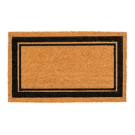 Wycieraczki - Wycieraczka wewnętrzna Damien brązowo-czarna 70 x 40 cm kokos Inspire - miniaturka - grafika 1