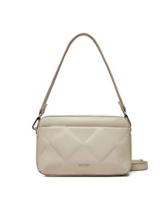 Calvin Klein Torebka Diamond Quilt Camera Bag W/Pkt K60K612907 Beżowy - Torebki damskie - miniaturka - grafika 1