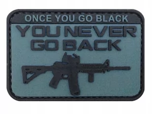 Naszywka 3D - You Never Go Back (GFT-30-004705) G GFT-30-004705 - Odzież taktyczna i umundurowanie - miniaturka - grafika 1