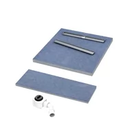 Brodziki prysznicowe - Brodzik Podpłytkowy Esco-Line 70X140X5/12 Stabilsound Metalowy Odp Z Uszczelnioną Płytą Stabilsound 10.St.4S4-70140/Oldb - miniaturka - grafika 1