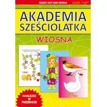 Literat Akademia sześciolatka - Wiosna - Beata Guzowska - Mapy i plansze edukacyjne - miniaturka - grafika 1