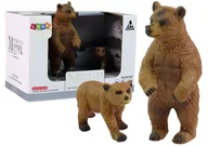 Figurki dla dzieci - Zestaw 2 Figurek Niedźwiedź Brunatny z Młodym - miniaturka - grafika 1
