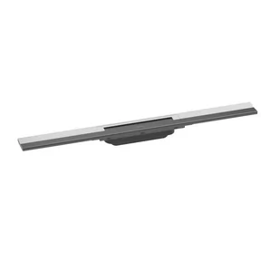 Hansgrohe RainDrain Flex Odpływ liniowy 80 cm chrom + uBox Universal Zestaw podstawowy do odpływu liniowego montaż płaski 56044000+01000180 - Odpływy liniowe - miniaturka - grafika 1