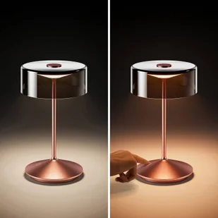 Sigor Akumulatorowa lampa stołowa Numotion LED, IP54, różowe złoto - Lampy stojące - miniaturka - grafika 3