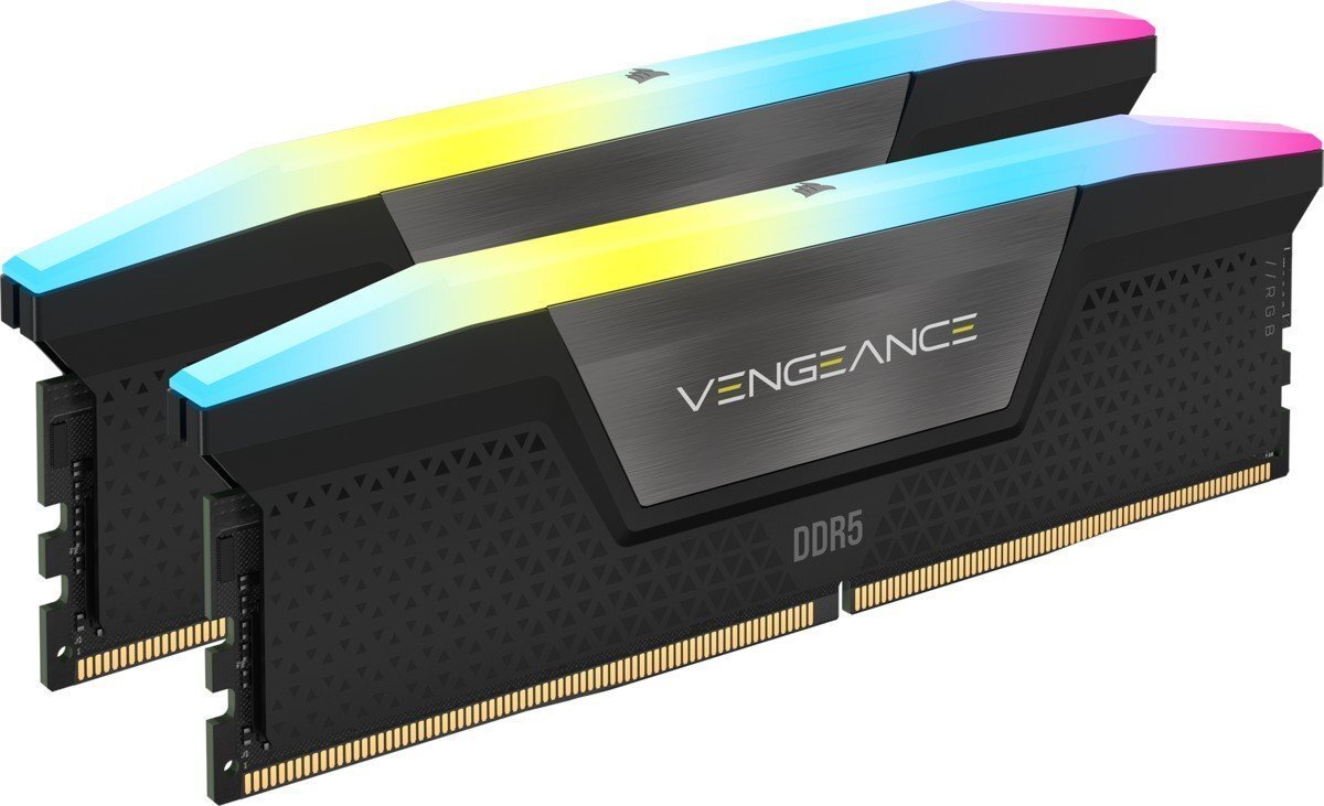 Pamięć Corsair Vengeance RGB, DDR5, 64 GB, 6000MHz, CL40 840440410676