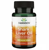 Suplementy diety - Shark Liver Oil 550 mg (60 kaps.) - miniaturka - grafika 1