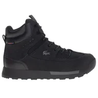 Buty sportowe męskie - Buty męskie Lacoste Urban Breaker 748CMA0015-237 - czarne - miniaturka - grafika 1