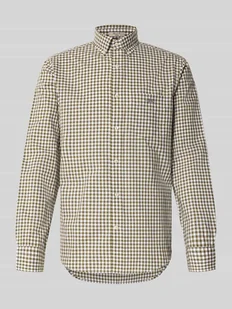 Koszula casualowa o kroju regular fit z kołnierzykiem typu button down - Koszule męskie - miniaturka - grafika 1