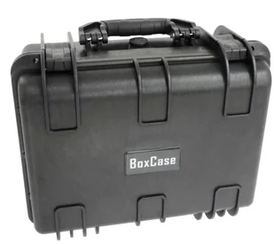 BoxCase Twarda walizka BC-382 z gąbką czarna (382718) - Torby fotograficzne i futerały - miniaturka - grafika 1