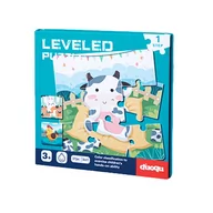 Układanki dla dzieci - Puzzle magnetyczne - Poziom 1 - Krówka, Zajączek, Kurka - miniaturka - grafika 1