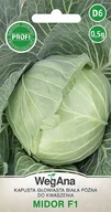 Nasiona i cebule - Kapusta głowiasta biała późna Midor F1 0,5g nasiona - WegAna - miniaturka - grafika 1