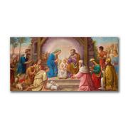 Naklejki na drzwi i meble - Obraz Canvas Stajenka Boże Narodzenie Jezus - miniaturka - grafika 1