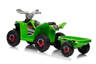 Quad Na Akumulator XMX630T Zielony Z Przyczepą - Tory, garaże, parkingi - miniaturka - grafika 6