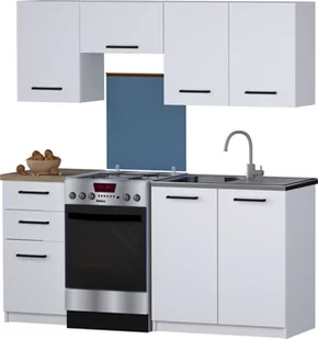 Zestaw Meble Kuchenne Ola 1.8  Biała Z Blatem Kuchnia - Meble kuchenne - miniaturka - grafika 1